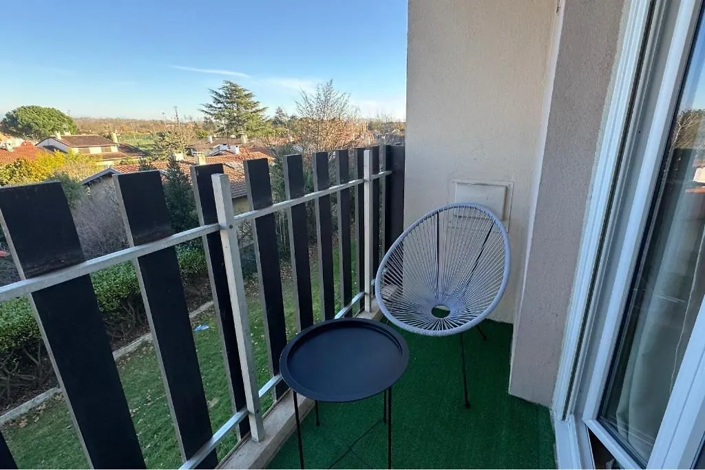 Apartament Small Bubble In Toulouse, France T2-Parking-1Kmmetro-Wifi-Cosy Ramonville-Saint-Agne